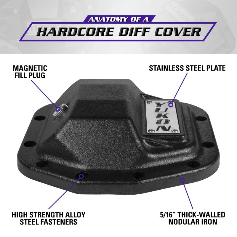 Yukon Gear & Axle Yukon Hardcore Nodular Iron Cover for 2018 Jeep Wrangler JL Front Dana 30 YHCC-D30JL YHCC-D30JL Technical Bulletin