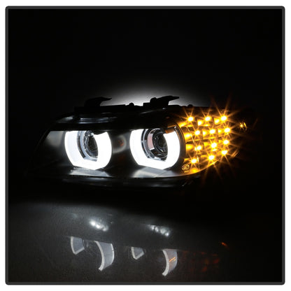 Spyder 09-12 BMW E90 3-Series 4DR HID w/ AFS Only - LED Turn - Black - PRO-YD-BMWE9009-AFSHID-BK 5086495 5086495 Photo - Unmounted