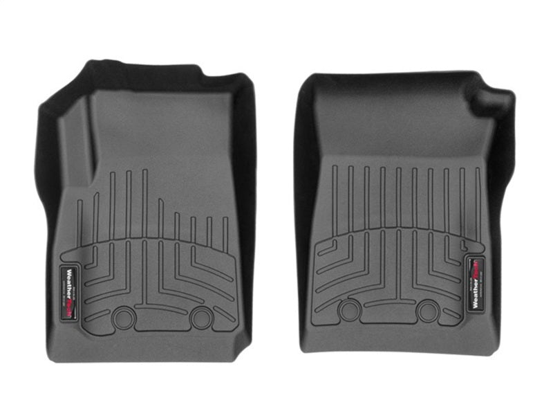 WeatherTech 2015+ Chevrolet Colorado Extended Cab w/ Vinyl Floors Front FloorLiner - Black 4412571V 4412571V Photo - Primary