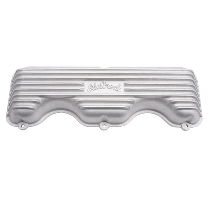 Edelbrock Valve Cover, Classic Series, Chevrolet, W 348/409 CID V8, Satin 41409 Photo - out of package