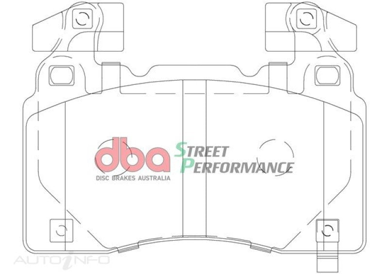 DBA 13-17 Holden VE/VF SSV Brembo (Rectangle Weight) Front SP Performance Brake Pads DB2358ASP DB2358ASP User 1