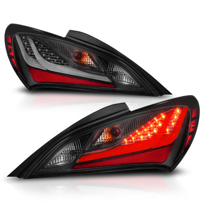 ANZO 10-13 Hyundai Genesis 2DR LED Taillights Smoke 321347 321347 Photo - Primary