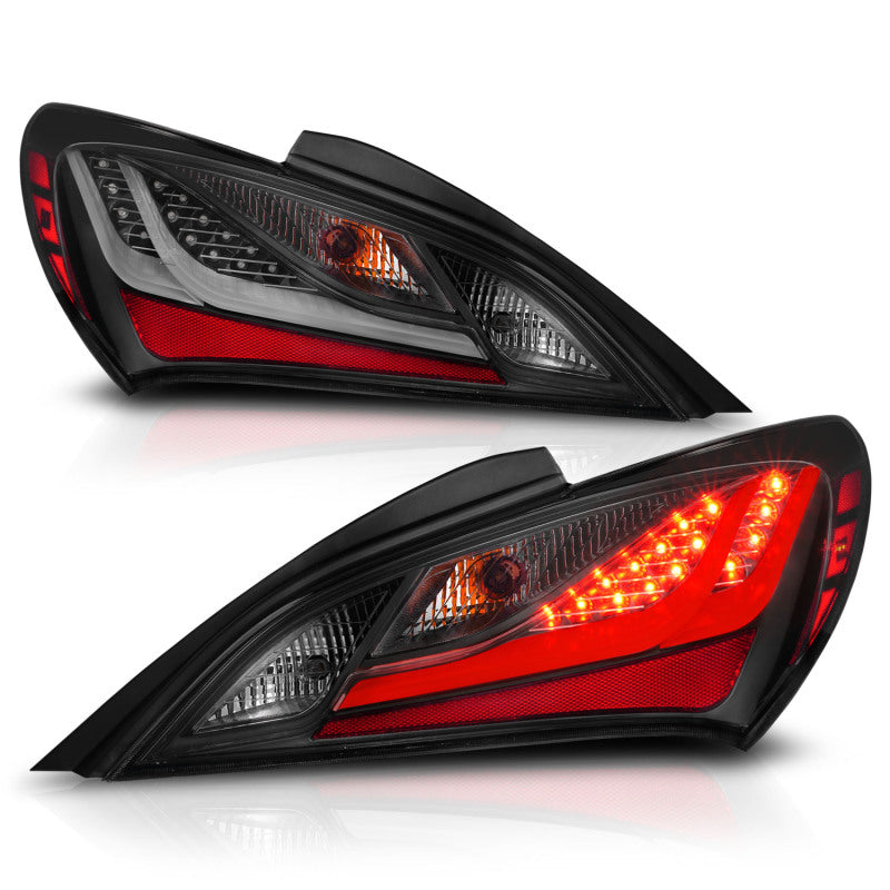 ANZO 10-13 Hyundai Genesis 2DR LED Taillights Smoke 321347 321347 Photo - Primary