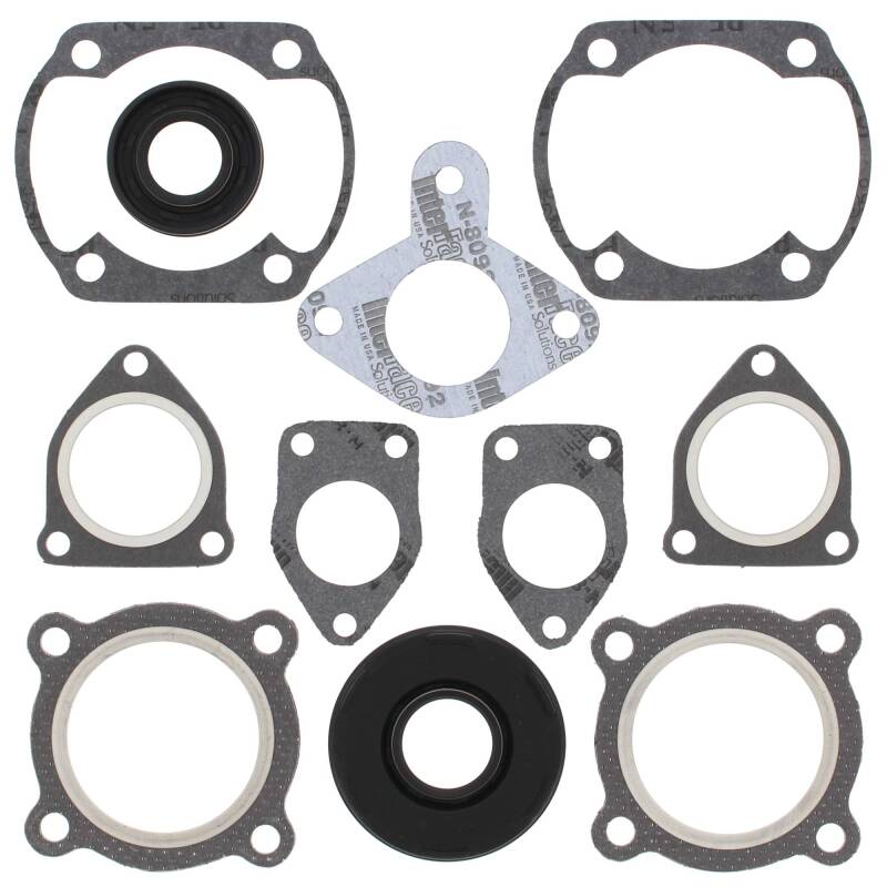 Vertex Pistons Vertex Gaskets 79-84 Yamaha Enticer ET300 C / H Complete Gasket Kit w/ Oil Seals 711138A 711138A Photo - Primary