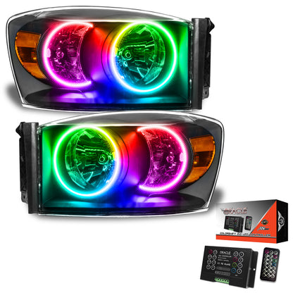 ORACLE Lighting Oracle 07-08 Dodge Ram SMD HL - Black - ColorSHIFT w/ 2.0 Controller 8187-333 8187-333 Photo - Primary
