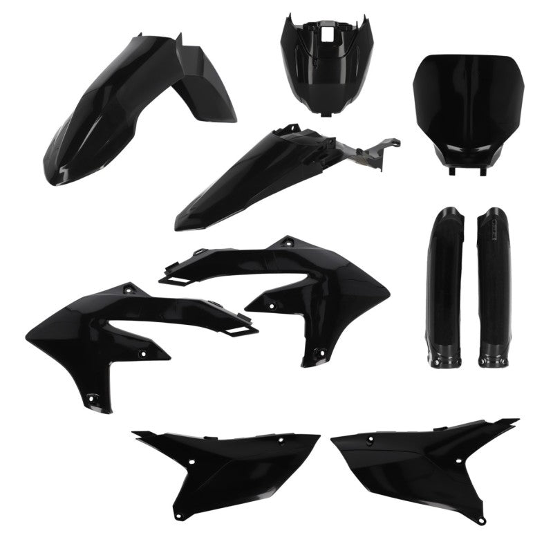 Acerbis 2024 Yamaha YZ250F/ 23-24 YZ450F/FX (w/Tank Cover) Full Plastic Kit - Black 2979590001 2979590001 Photo - Primary