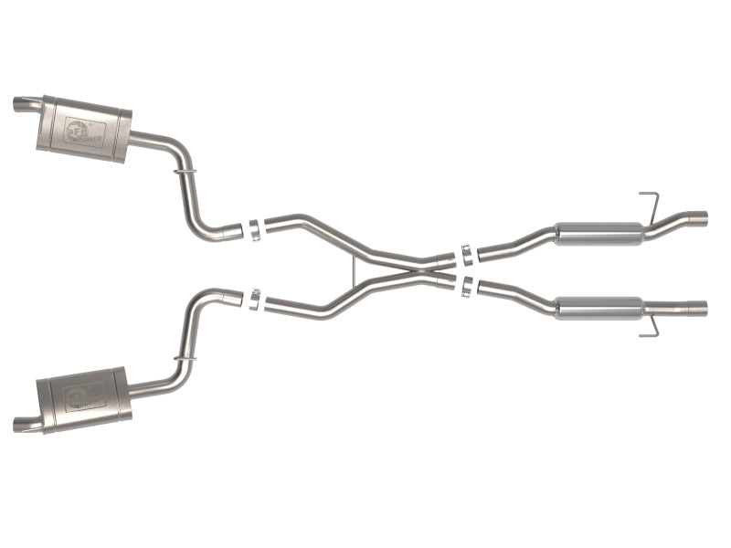 aFe Vulcan Series 2.24in SS Cat-Back Exhaust 21-23 Jeep Grand Cherokee L V8 5.7L 49-38100 49-38100 Photo - Unmounted