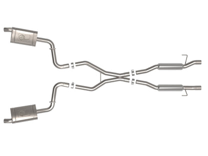 aFe Vulcan Series 2.24in SS Cat-Back Exhaust 21-23 Jeep Grand Cherokee L V8 5.7L 49-38100 49-38100 Photo - Unmounted