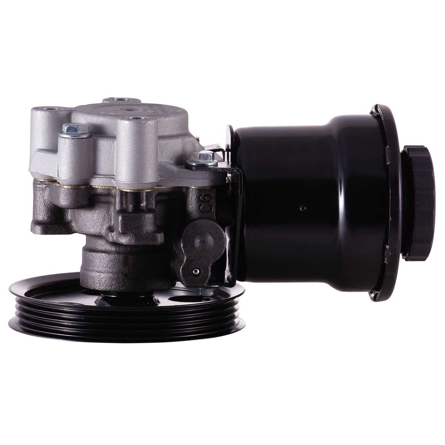 PWR New Power Steering Pump With Pulley and Reservoir 60-5114PR