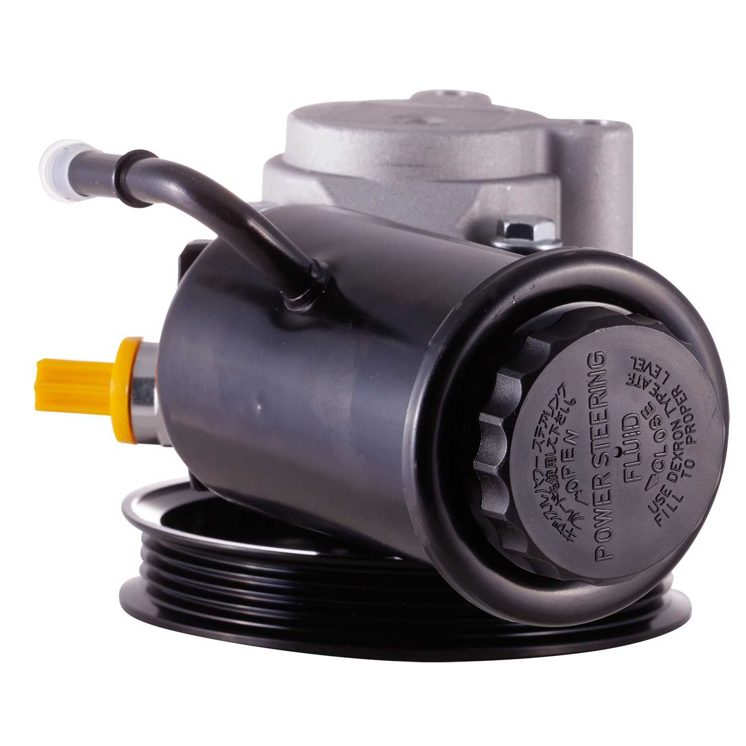 PWR New Power Steering Pump With Pulley and Reservoir 60-5140PR