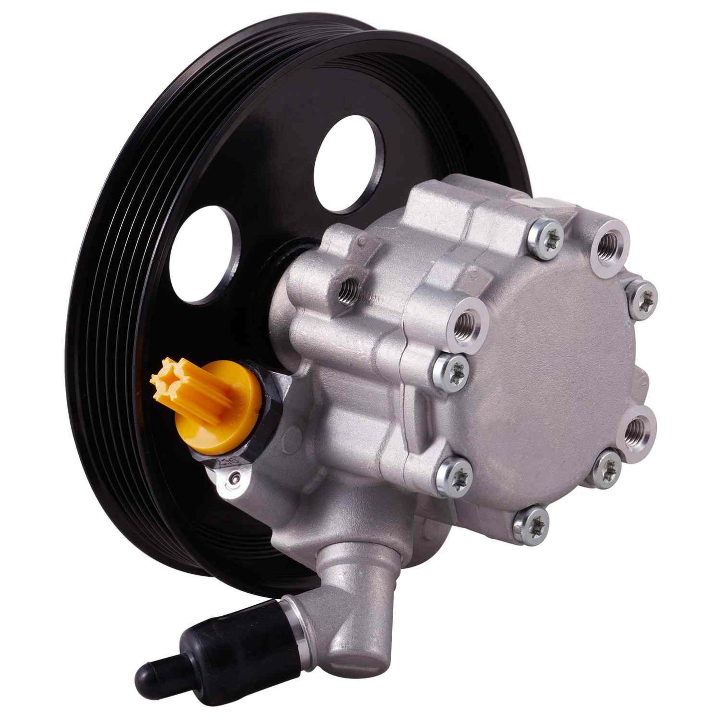 PWR New Power Steering Pump With Pulley and Reservoir 60-5163P