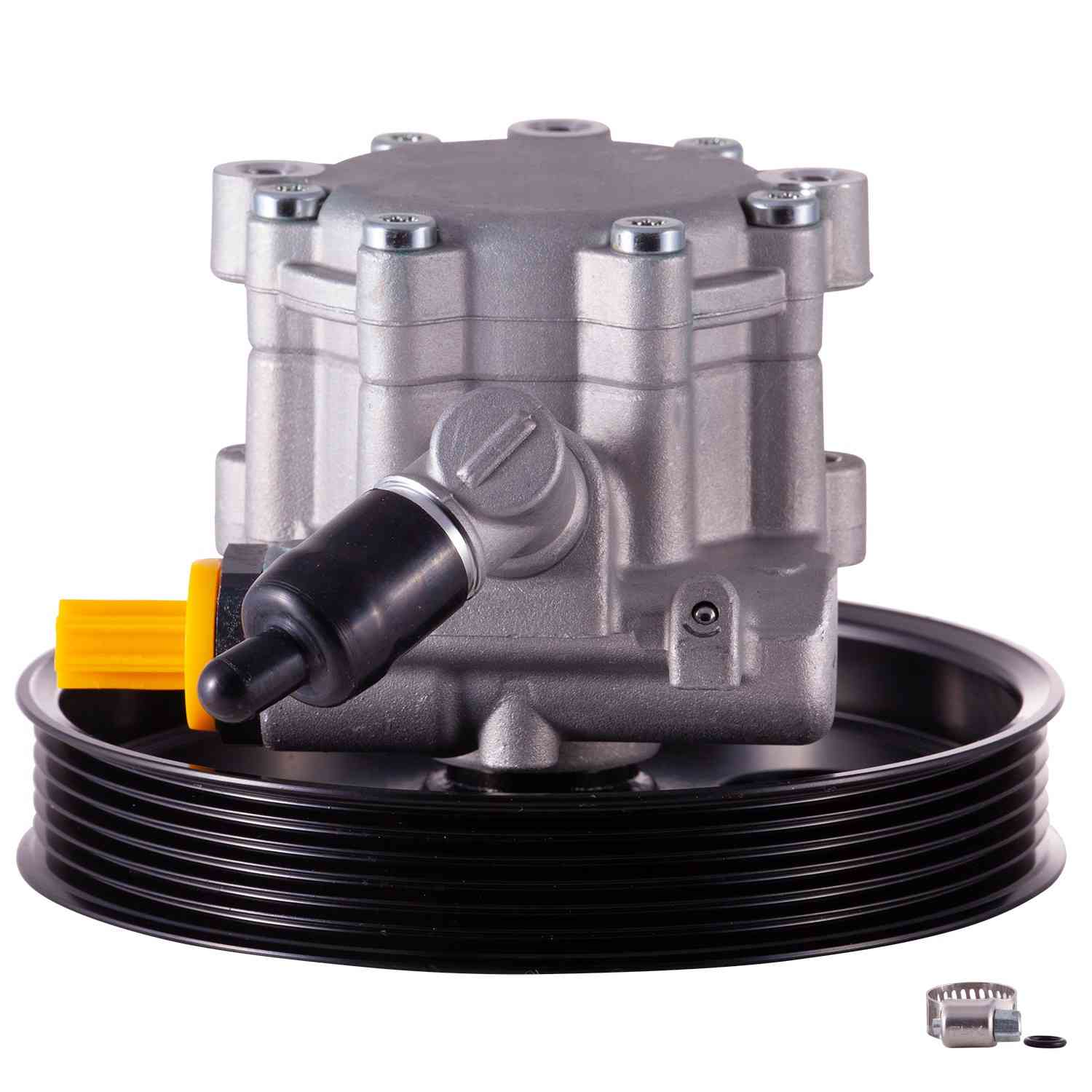 PWR New Power Steering Pump With Pulley and Reservoir 60-5163P