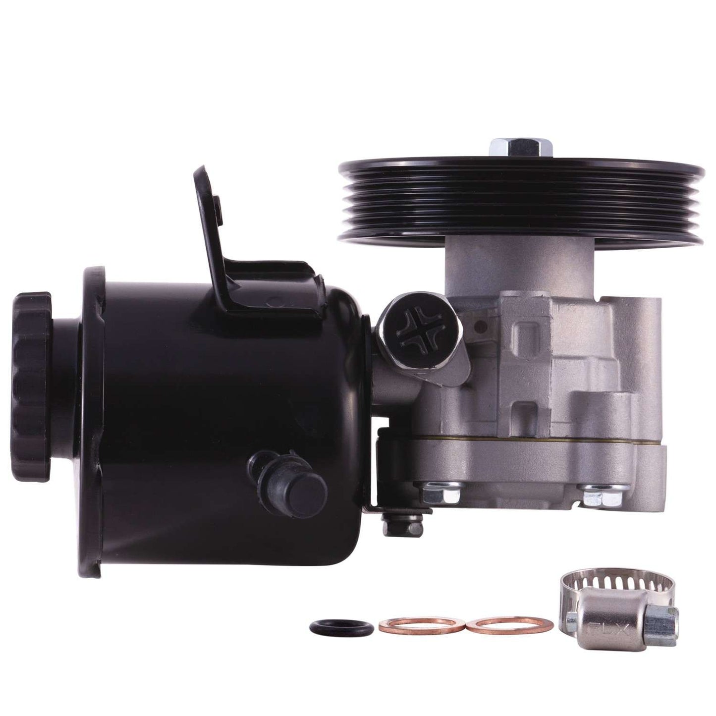 PWR New Power Steering Pump With Pulley and Reservoir 60-5501PR