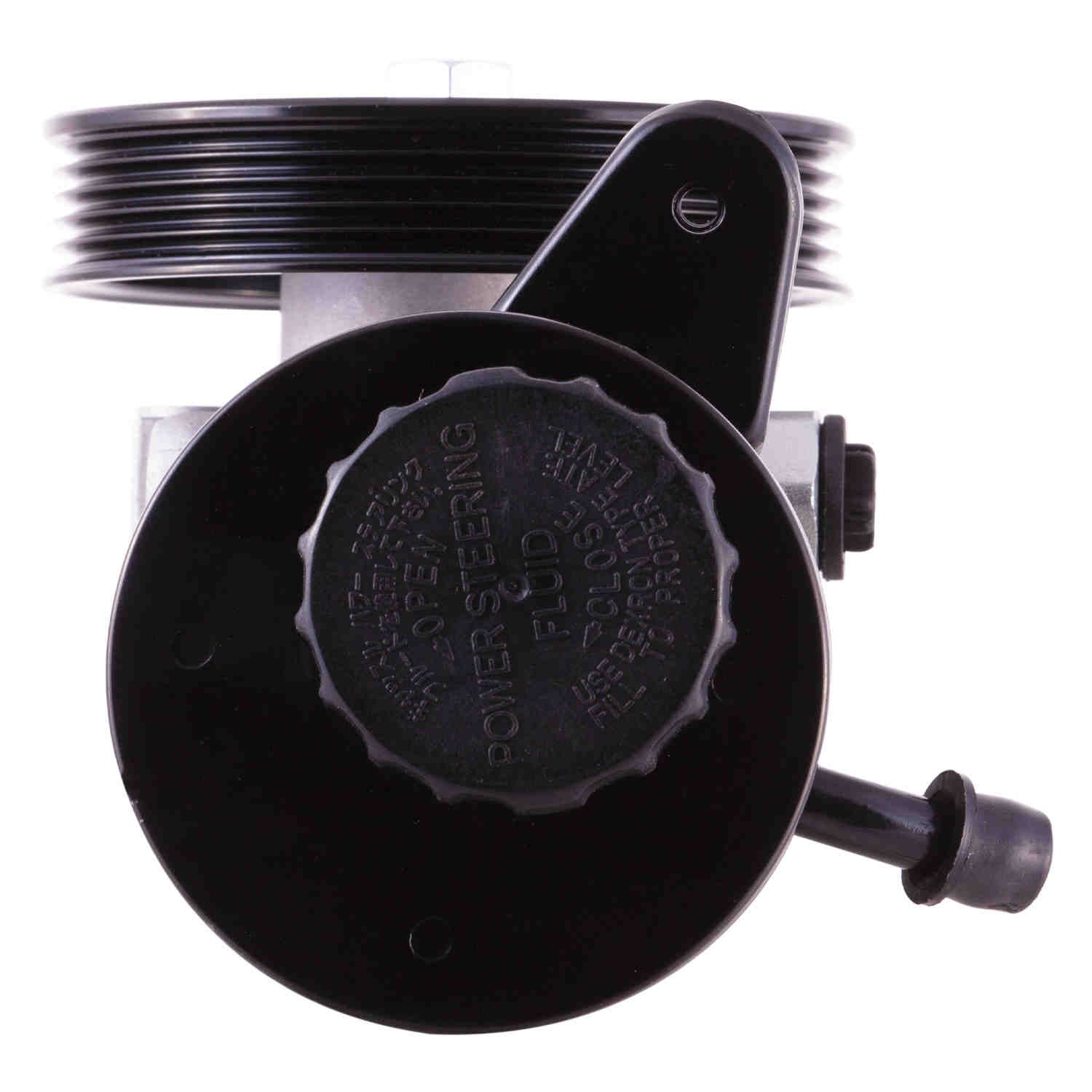 PWR New Power Steering Pump With Pulley and Reservoir 60-5501PR