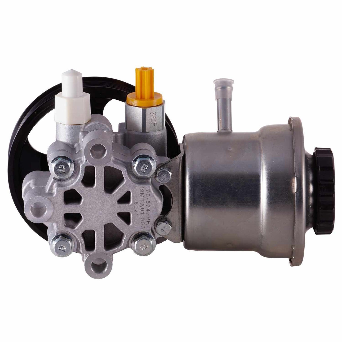 PWR New Power Steering Pump With Pulley and Reservoir 60-5747PR