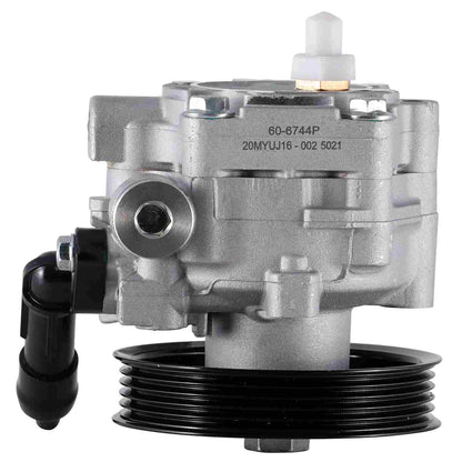 PWR New Power Steering Pump With Pulley 60-6744P