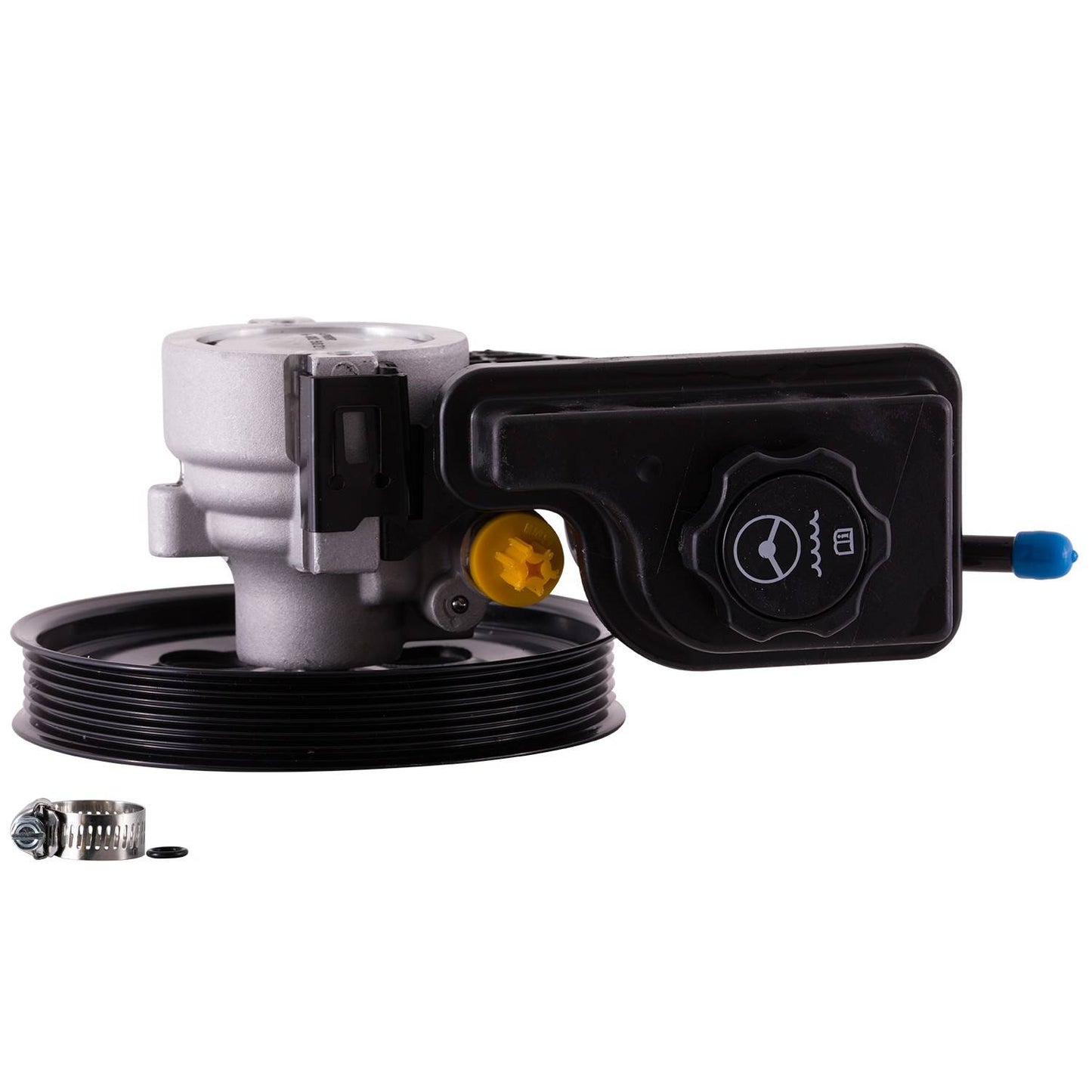 PWR New Power Steering Pump With Pulley and Reservoir 60-6760PR