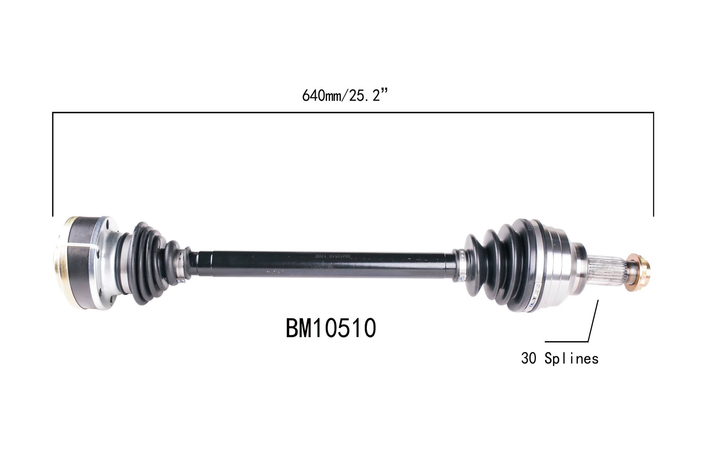 Protech CV CV Axle Assembly BM10510