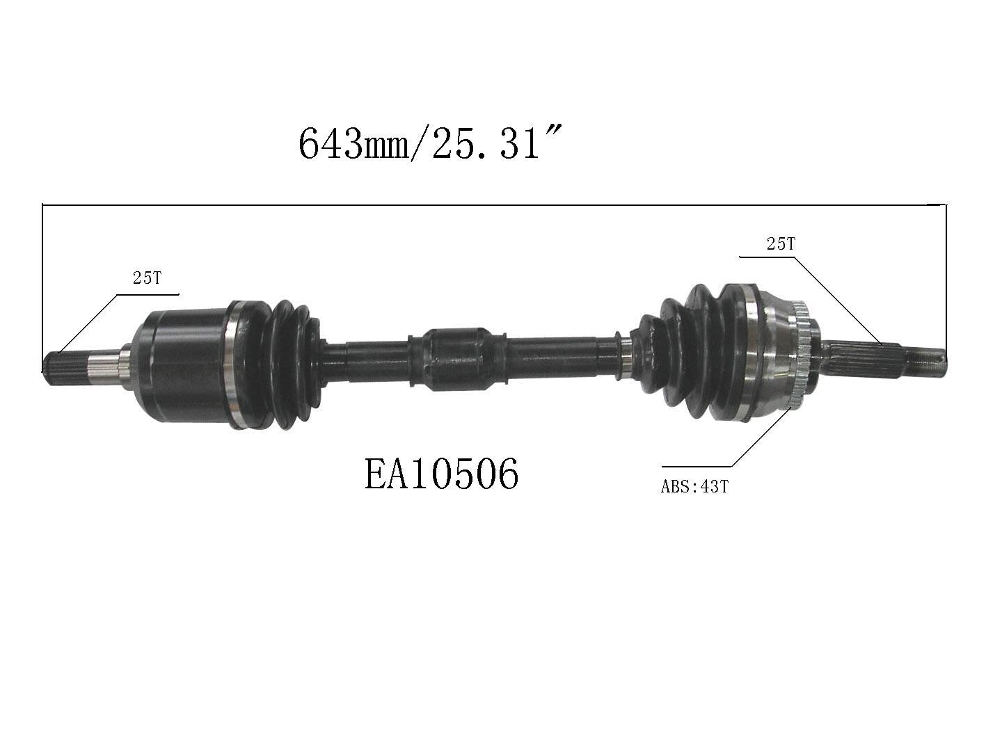 Protech Axles EA10506