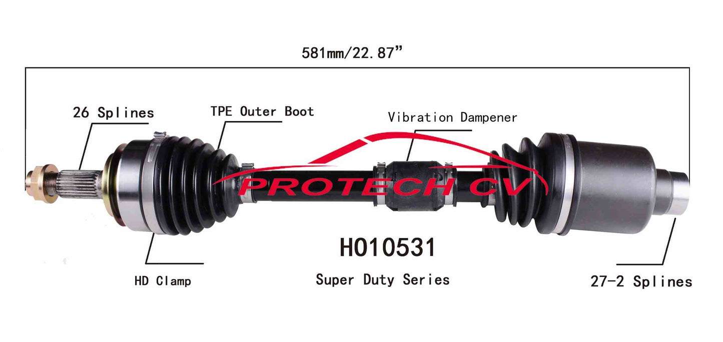 Protech CV **SUPER-DUTY SERIES** TPE BOOT EQUIPPED** HO10531