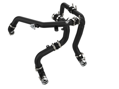 aFe 21-22 Ford Bronco V6-2.7Ltt BladeRunner Alum Hot & Cold Charge Pipe Kit - Black 46-20584-B 46-20584-B Photo - Primary