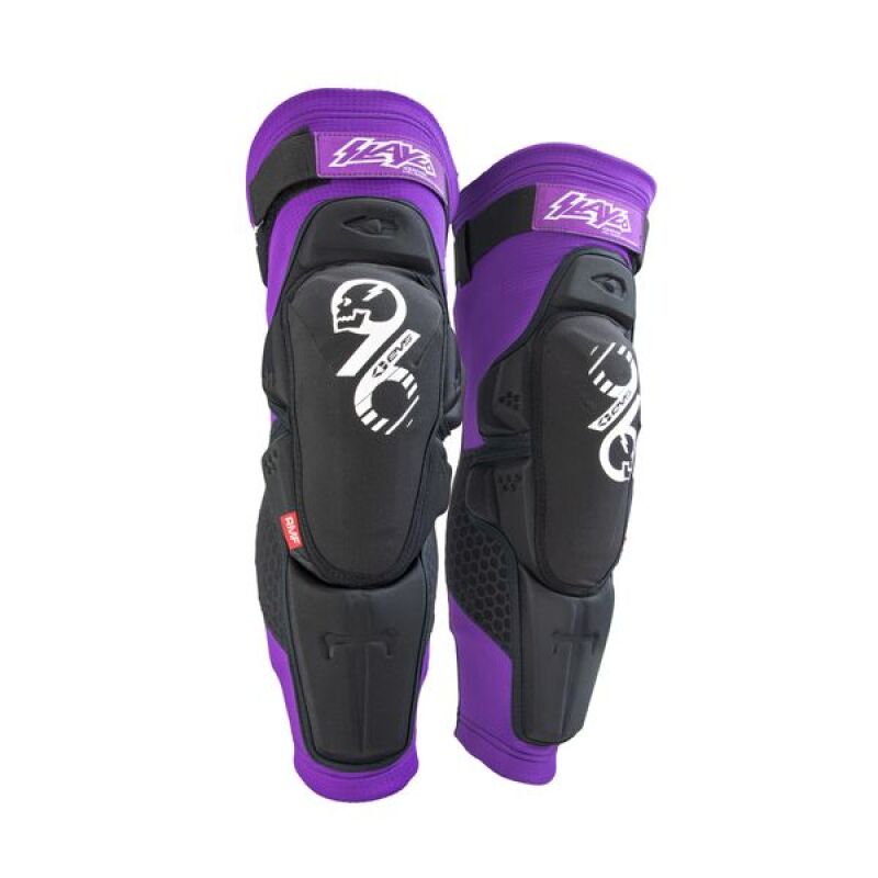 EVS Slayco96 Knee Guard Pair Purple/Black - Youth SLAY96K-Y SLAY96K-Y User 1