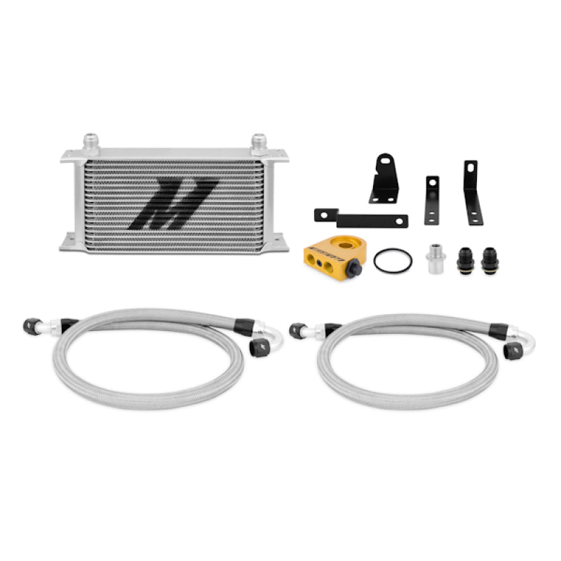 Mishimoto Thermostatic Oil Cooler Kit -Silver Thermostatic 2000-2009 Honda S2000 MMOC-S2K-00T Photo - Primary