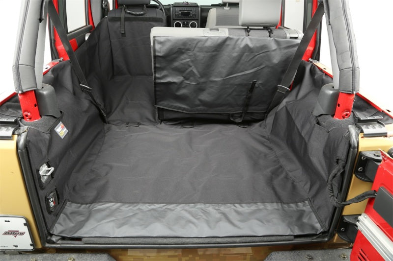Rugged Ridge C3 Cargo Cover,No Subwoofer;07-18 Jeep Wrangler JKU,4 Door 13260.01 Photo - Mounted