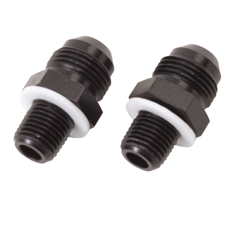 Russell Fitting #8AN Male To 1/4"NPS Male For GM Turbo Hydromatic Transmission 640530 Photo - Primary