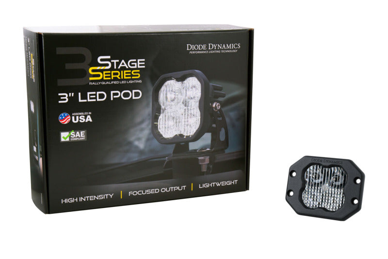 Diode Dynamics SS3 Pro ABL - White SAE Driving Flush (Single) DD6928S DD6928S User 3
