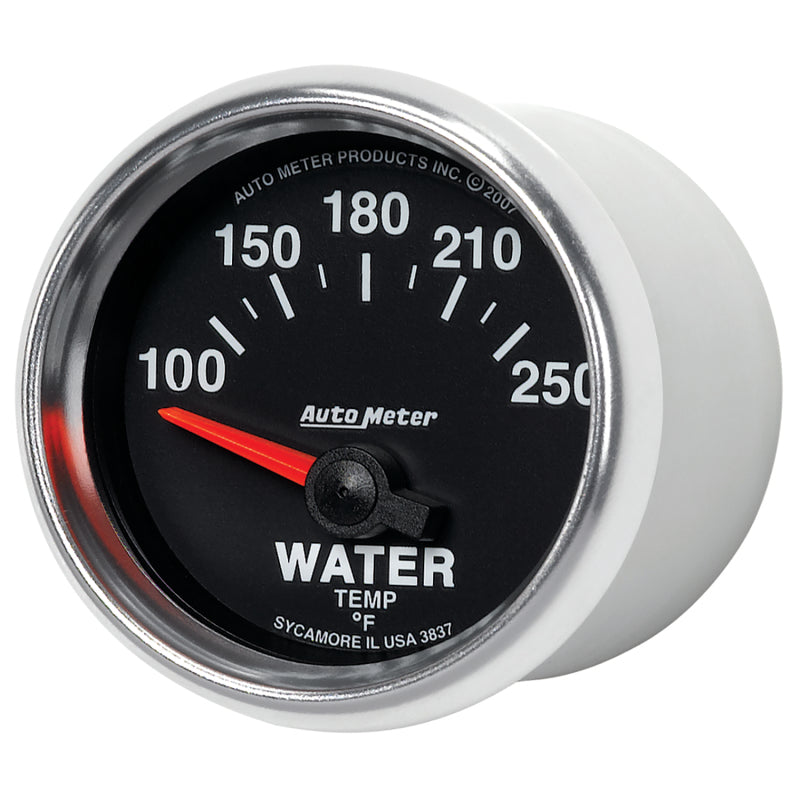 Autometer GS 52mm 100-250 Deg F Short Sweep Electronic Water Temperature Gauge 3837 3837 User 2