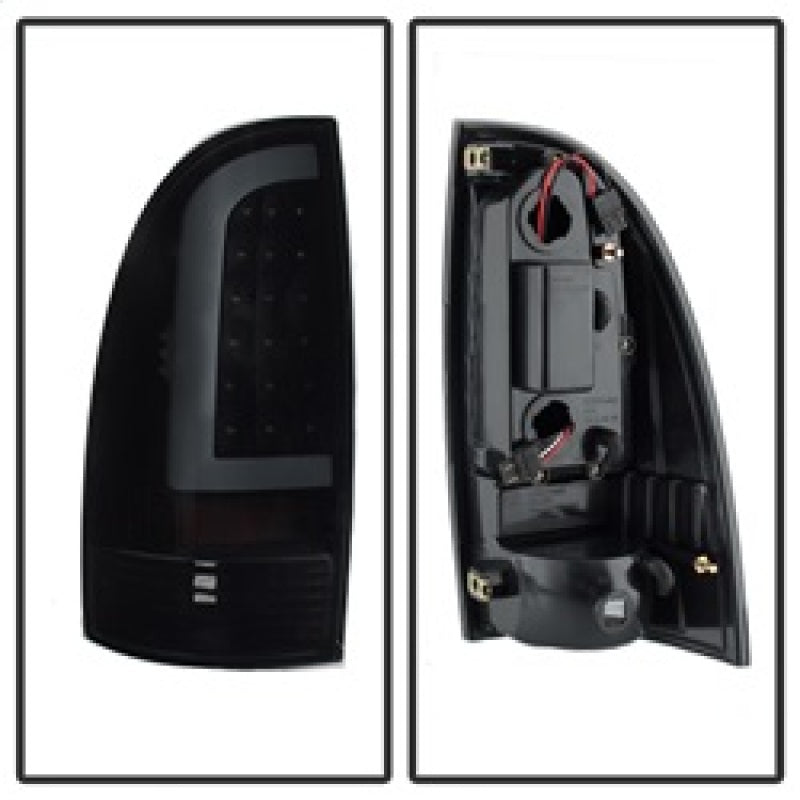 SPYDER xTune 05-15 Toyota Tacoma (Excl LED Tail Lights) LED Tail Lights - Blk Smk (ALT-ON-TT05-LBLED-BSM) 9038556 9038556 Photo - Unmounted