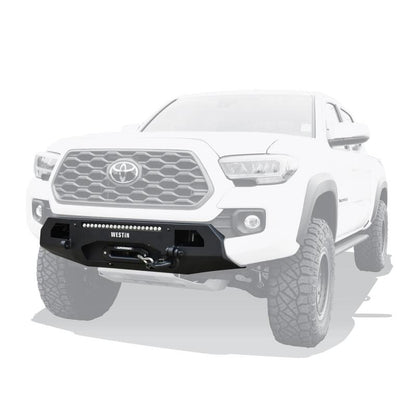 Westin 16-23 Toyota Tacoma Pro-Series Mid Width Front Bumper - Textured Black 58-311045 58-311045 Photo - Mounted