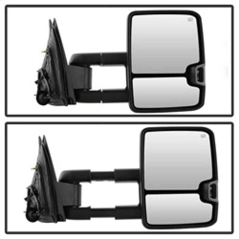 SPYDER xTune Chevy Silverado 14-16 Heated Smoke LED Signal Telescoping Mirrors MIR-CSIL14S-G2-PWH-SM-SET 9936739 9936739 Photo - Unmounted