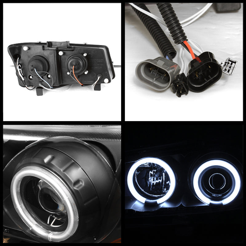 Spyder Chevy Silverado 1500 03-06 Projector HeadlightsCCFLHalo LED Blk High H1 PRO-YD-CS03-CCFL-BK 5030023 5030023 User 1
