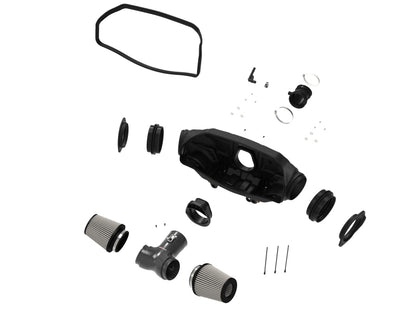 aFe 2020 Corvette C8 Track Series Carbon Fiber Cold Air Intake System With Pro DRY S Filters 57-10013D 57-10013D Photo - Unmounted