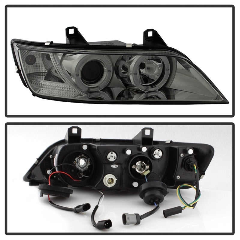 Spyder BMW Z3 96-02 Projector Headlights LED Halo Smoke High H1 Low H1 PRO-YD-BMWZ396-HL-SM 5009104 5009104 Photo - Unmounted