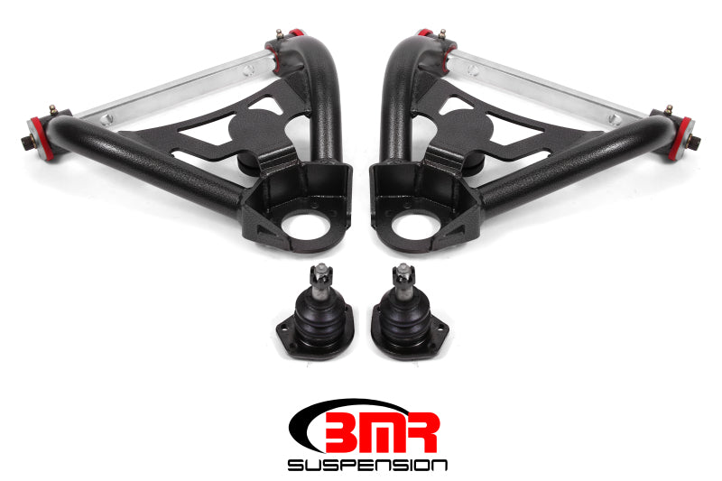BMR 64-72 A-Body Upper Non-Adj. A-Arms w/ Stock Spindles (Polyurethane) - Black Hammertone AA017H AA017H Photo - Primary