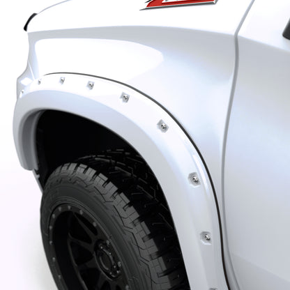 EGR 19-22 Chevrolet Silverado 1500 Summit White Traditional Bolt-On Look Fender Flares Set Of 4 791694-GAZ 791694-GAZ Photo - Close Up