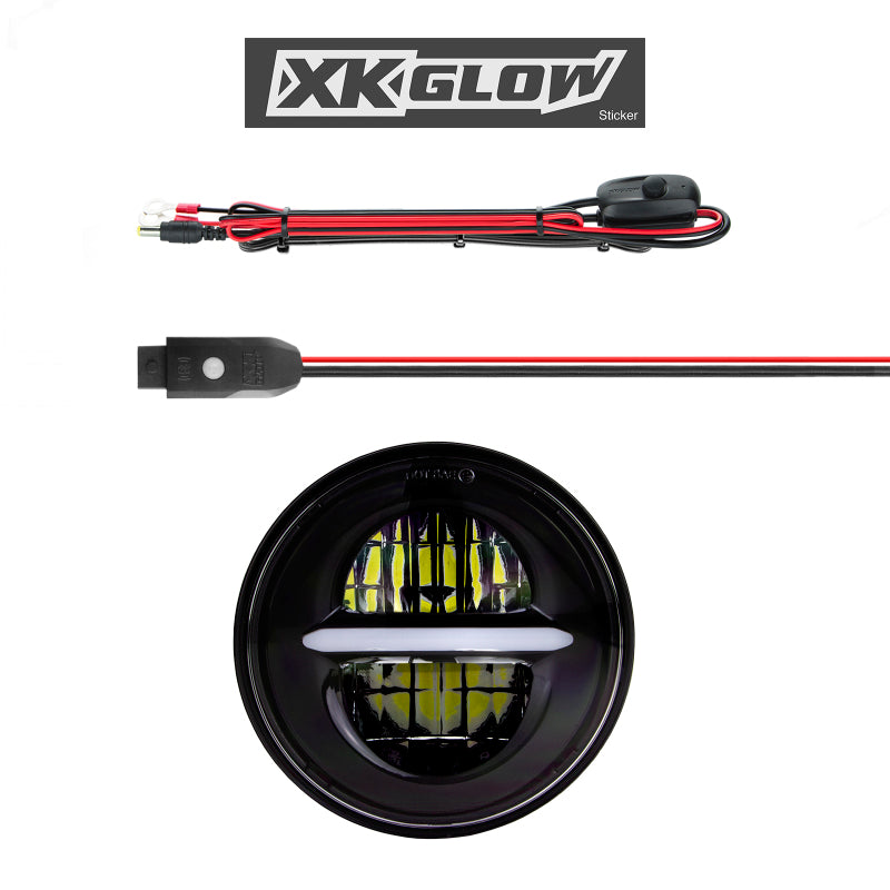 XKGLOW 5-3/4in Headlight - Black XK-5IN-KIT-B XK-5IN-KIT-B User 1