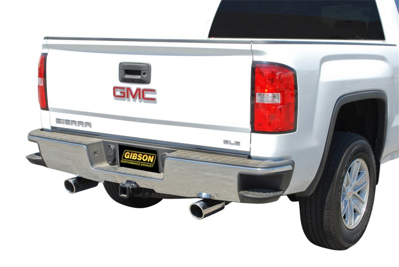Gibson 15-18 Chevrolet Silverado 1500 LS 5.3L 3in/2.25in Cat-Back Dual Split Exhaust - Aluminized 5657 5657 Photo - Mounted