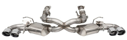 Corsa 2020 Corvette C8 3in Valved Cat-Back 4.5in Pol Quad Tips - Fits Factory Perf Exhaust w/ AFM 21100 21100 User 1