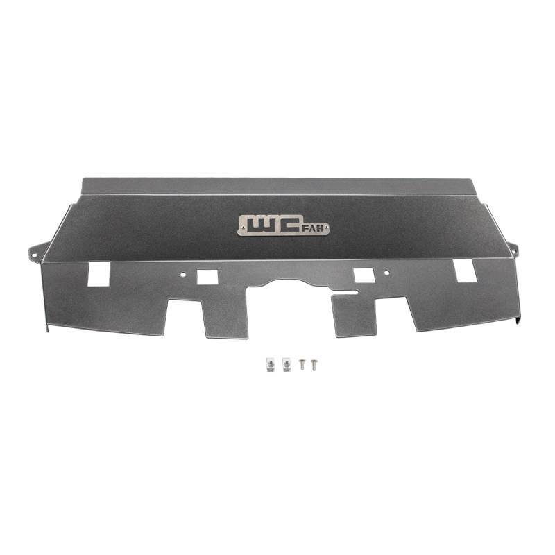 Wehrli 10-12 Cummins Fabricated Aluminum Radiator Cover - Flat Black WCF100539-FB WCF100539-FB Photo - Primary