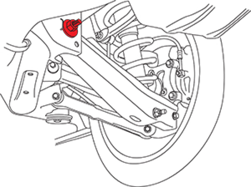SPC Performance Chevrolet Camaro Rear Camber Cam 87445 87445 Line Art