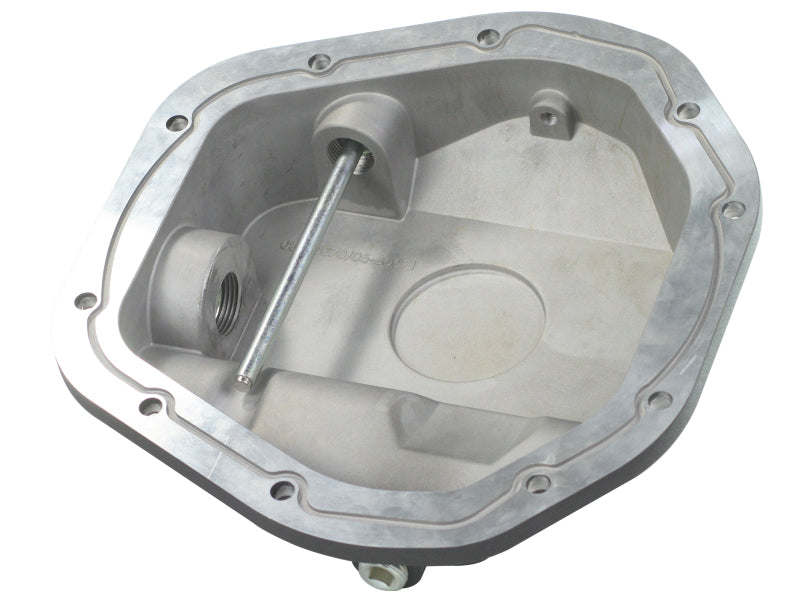 aFe Pro Series Rear Differential Cover Black w/ Machined Fins: Ford F-250/ 46-70082 Photo - Unmounted