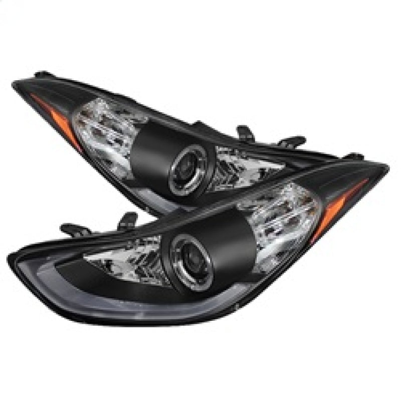 Spyder Hyundai Elantra 11-13 Projector Headlights LED Halo DRL Blk PRO-YD-HYELAN11-DRL-BK 5073662 5073662 Photo - Primary
