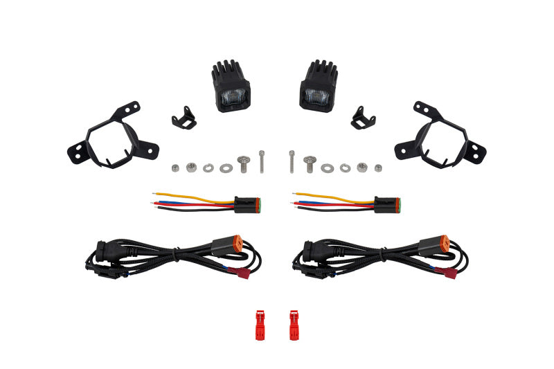 Diode Dynamics LED SSC1 Type G3M Fog Light Bracket Kit - White DD8038 DD8038 Photo - Primary