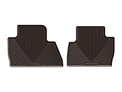 WeatherTech 2017+ Mercedes-Benz E-Class Rear Rubber Mats - Cocoa W432CO W432CO Photo - Primary