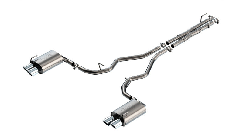 Borla 19-22 Ford Explorer 3.0L V6 AT AWD 4DR 2.25in ATAK Catback Exhaust - Chrome Tip 140894