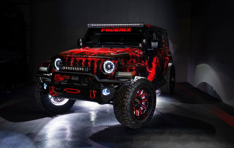 ORACLE Lighting Oracle Bluetooth + RF Underbody Rock Light Kit - 8 PCS - ColorSHIFT 5819-333 5819-333 Photo - lifestyle view